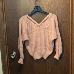 Cozy crop sweater